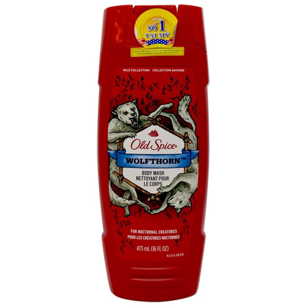 Sữa Tắm Nam Old Spice Wolfthorn - Thơm Nồng Quyến Rũ 473ml