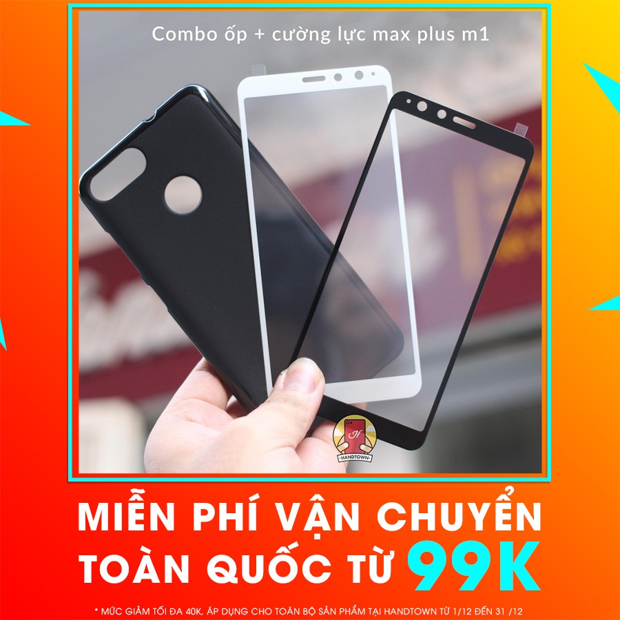 [COMBO SỐC] Ốp lưng Zenfone Max Plus M1 + kính cường lực full màn