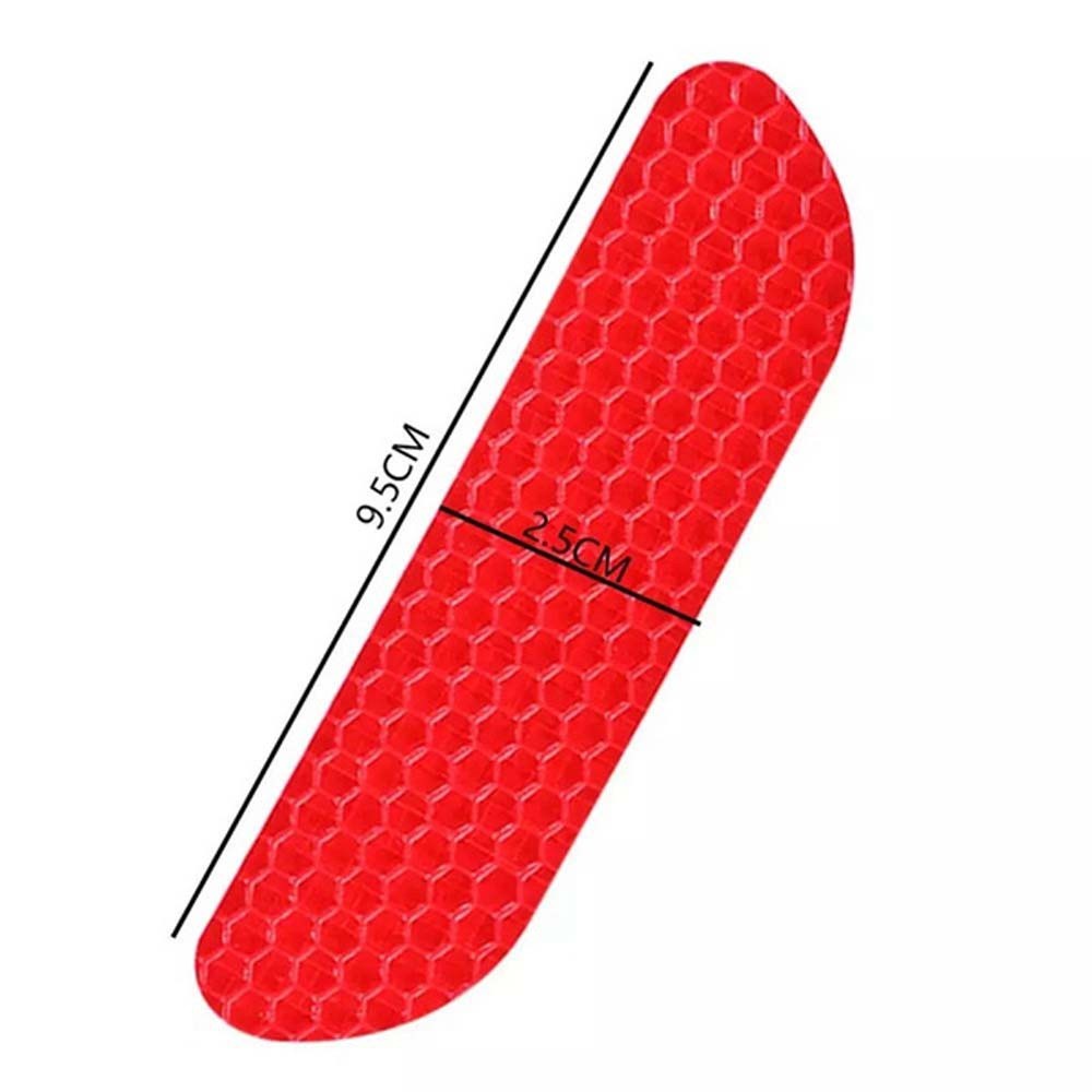 Bộ 4 Miếng Dán Phản Quang Đa Năng Cảnh Báo Cho Cửa Xe Hơi