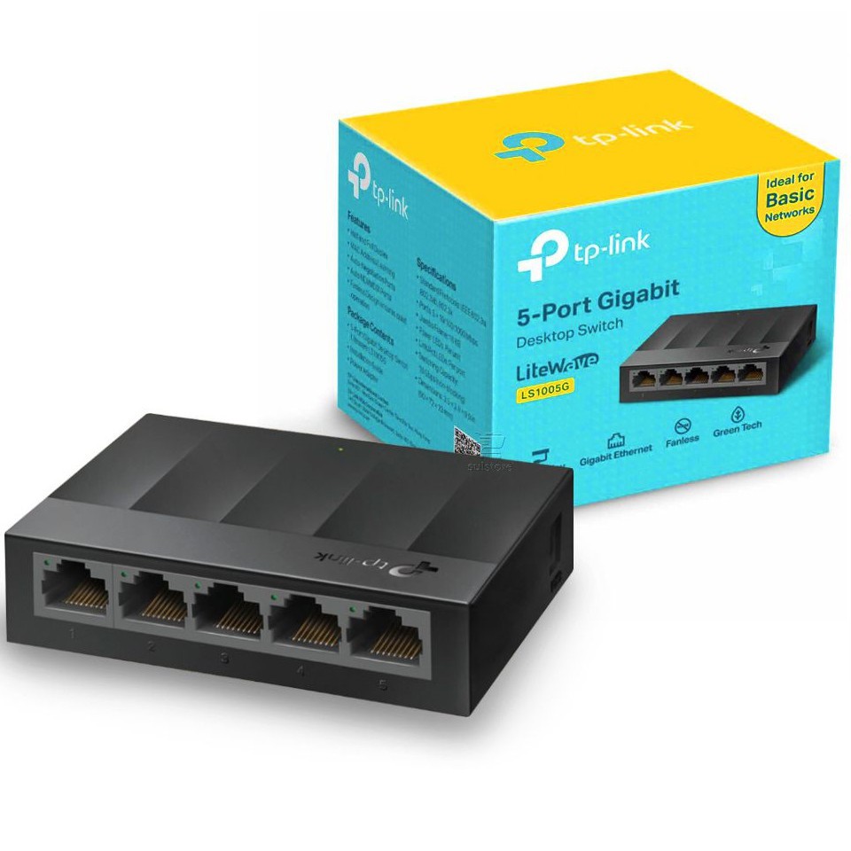 Bộ Chia Mạng 5 Cổng Gigabit TP-Link LS1005G - Switch 5 Port 10/100/1000 Hàng Chính Hãng