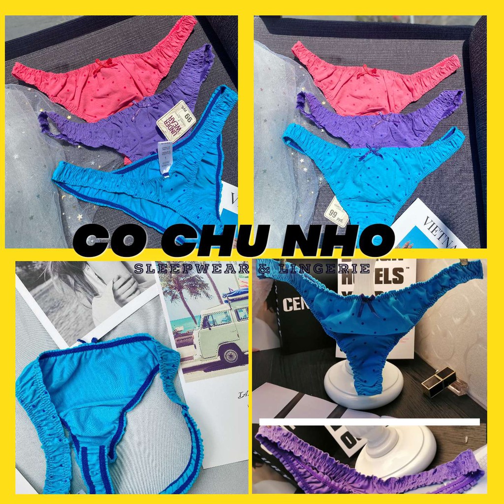 ♥️[Q11.HCM] ♥️ Quần chip cột dây phối ren - QUẦN LÓT NỮ LỌT KHE - Cô chủ nhỏ chuyên sỉ
