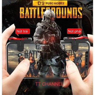 BỘ 2 NÚT CHƠI GAME D9 HỖ TRỢ NGẮM BẮN PUBG MOBILE, RULES OF SURVIVAL, CALL OF DUTY