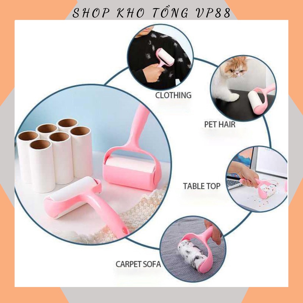 Cây Lăn Bụi  Làm Sạch Quần Áo, Ga Trải Giường, Ghế Sofa, Ghế Ôto 88067 Shop Kho Tổng Vp88