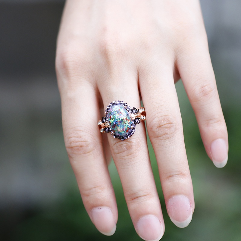 (MớI) Nhẫn Mạ VàNg 18K ĐíNh NgọC MắT MèO NhiềU