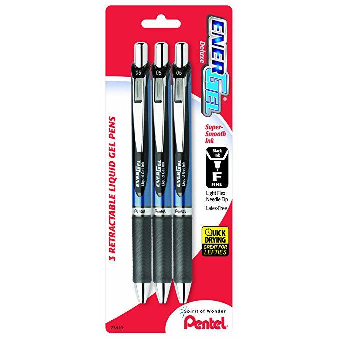 Pentel EnerGel ROLLERGEL Bút 0.5mm-0.7mm - Đen BL77