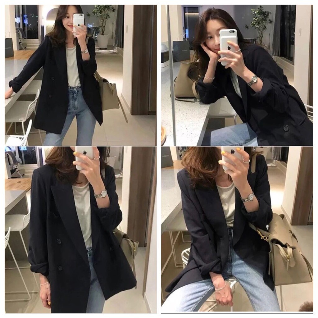 Áo Khoác Blazer Thời Trang Hàn Quốc  phong cách Hàn Quốc thời trang cho nữ
