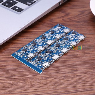 😉😉10pcs 5v usb 1a tp4056 lithium battery charging board power charger mo