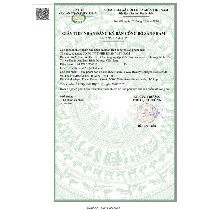 DATE 02/25 - BILL MUA TẠI PHARMACY ÚC - HÀNG BAY AIR-  Collagen dạng shot Nature's Way Beauty Collagen Shot