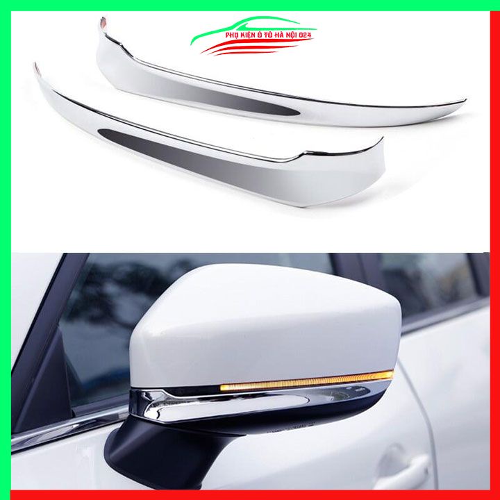 Ốp mí gương chiếu hậu CX5, CX-5 2018-2022 mạ crom bảo vệ chống trầy trang trí làm đẹp xe