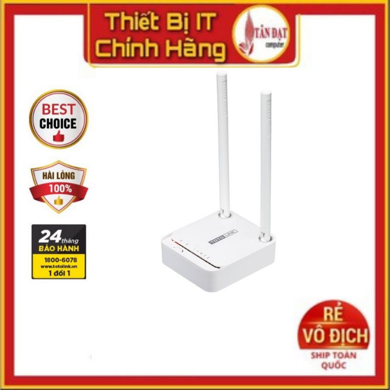 Bộ phát sóng wifi Totolink N200RE -Chính hãng mới 100%