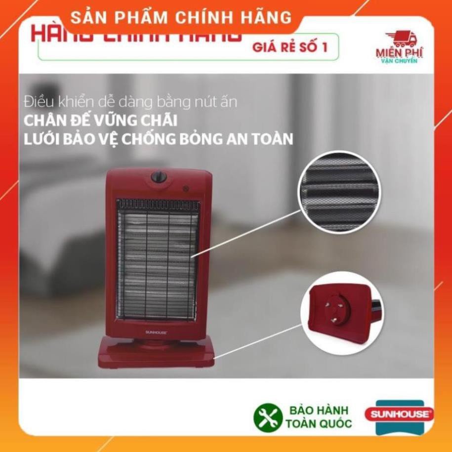 [FreeShip] Đèn sưởi 3 bóng Sunhouse HF1200 Máy sưởi sunhouse HF1200, tốc độ làm ấm nhanh, CHÍNH HÃNG - BH 12 tháng 24/7