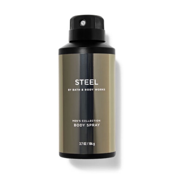Body Spray for Men Bath and Body Works - Steel-Xịt khử mùi dành cho Nam 104g