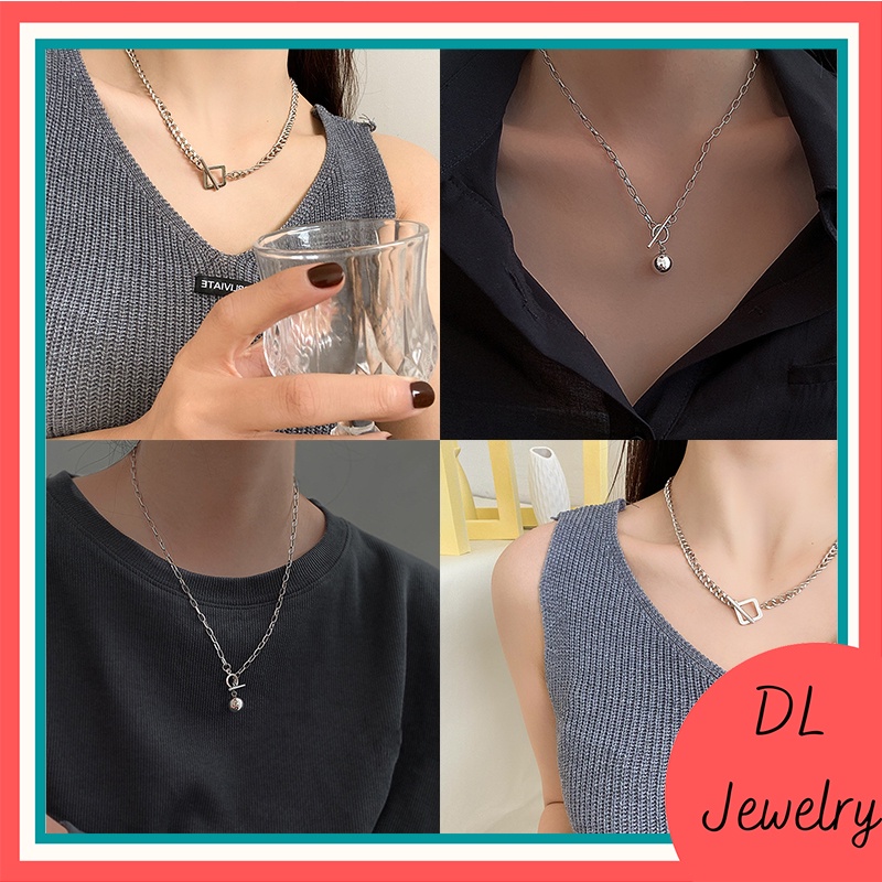 Vòng cổ unisex nam nữ cá tính DL.Jewelry,Dây chuyền nam nữ phong cách Hàn Quốc
