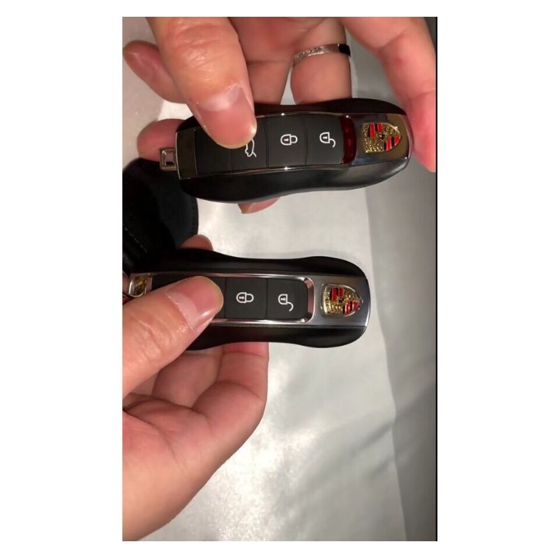 Vỏ Chìa Khoá xe Ô Tô Porsche 3 nút CAO CẤP ( đời mới và đời cũ )