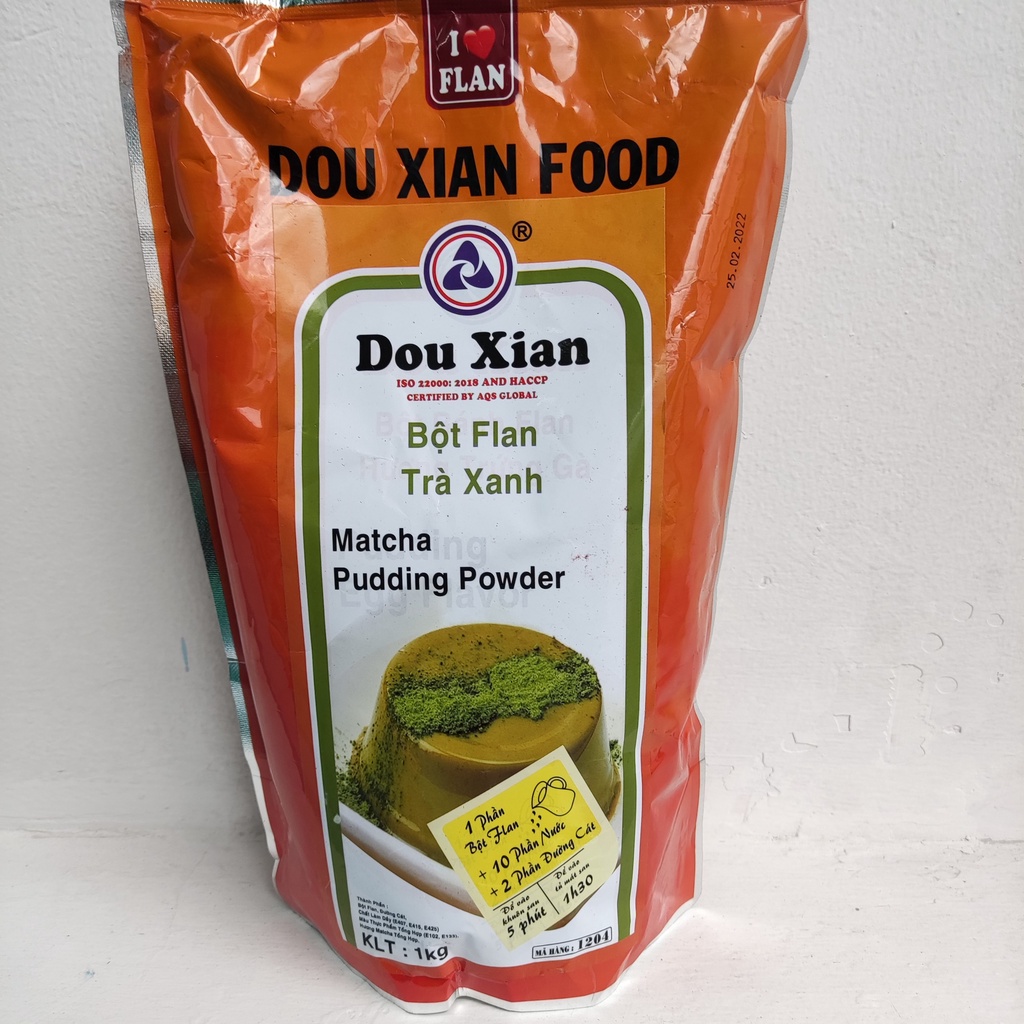Bột pudding DouXian gói 50g - 8 mùi vị thơm ngon, dai mềm mịn, dễ nấu