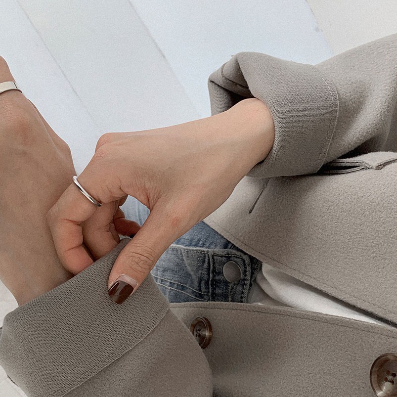 Áo khoác lửng tay dài một hàng nút 39069 cho nữ