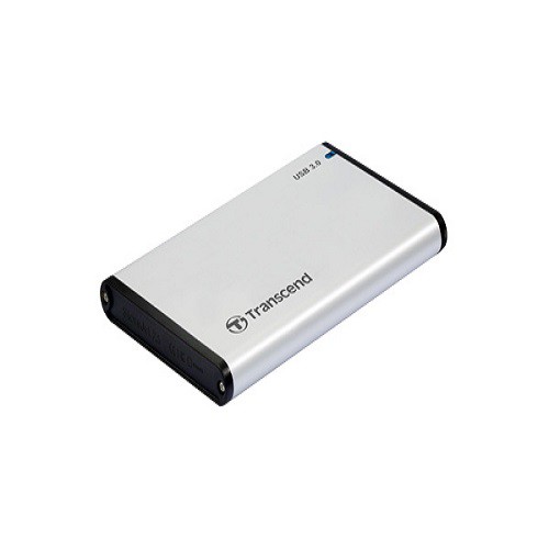 Hộp đựng ổ cứng Transcend 2.5 inch USB 3.0 màu bạc TS0GSJ25S | BigBuy360 - bigbuy360.vn