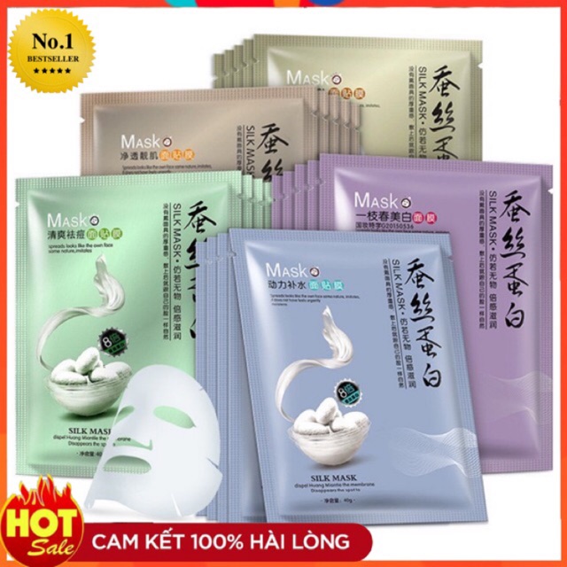 Mặt Nạ Tơ Tằm ONE SPRING SILK MASK ❤️ Mặt nạ nội địa Trung chuẩn chất lượng ❤️ Dưỡng trắng cấp ẩm giảm mụn ❤️ 20ml