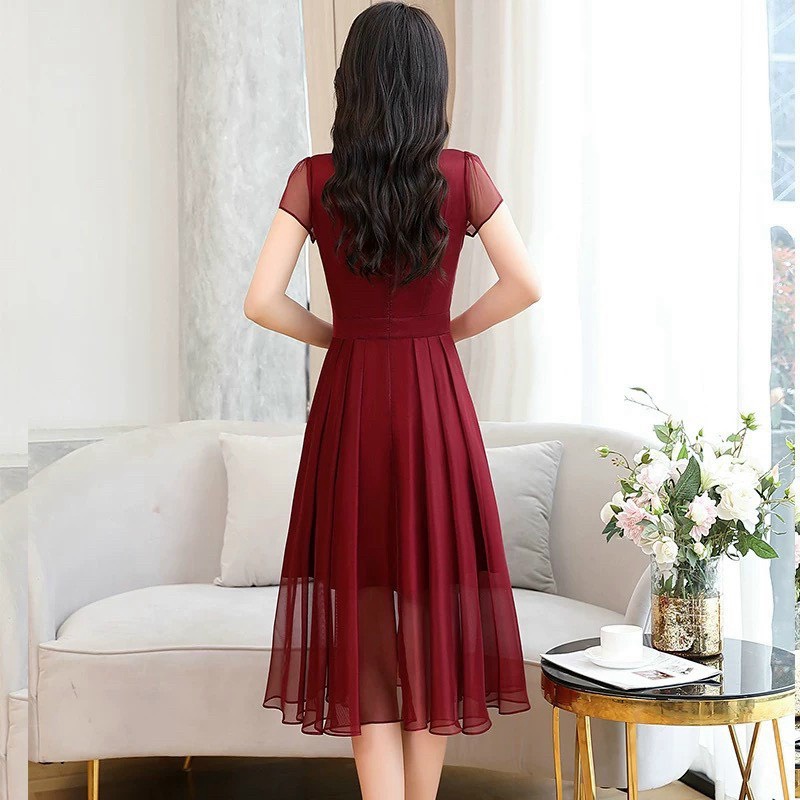 (HCM) ĐẦM XÒE SANG CHẢNH THỜI TRANG TINH TẾ THANH LỊCH SIÊU ĐẸP DÀNH CHO CÁC CHỊ EM KOKO MI FASHION