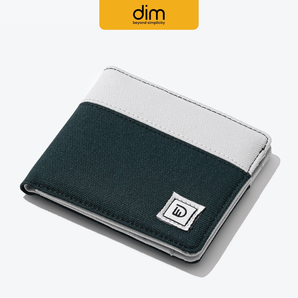 Ví Vải Gập Đôi Màu Phối DIM Lined Wallet - Ngang (Ngăn Rút Tiền Nhanh)