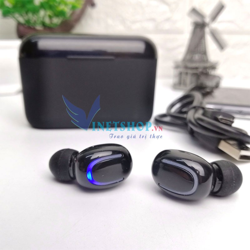 (CAO CẤP) Tai Nghe Bluetooth Không Dây HBQ- Q32 - Chống Nước IPX5 - Nghe 60h - Tích Hợp Micro - Tự Động Kết Nối