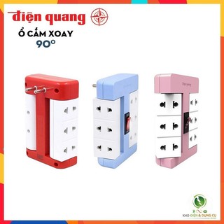 Ổ CẮM XOAY 90 ĐỘ ĐIỆN QUANG ĐQ ESK RT 6RW / 6BW / 6PW ( BẢO VỆ QUÁ TẢI )