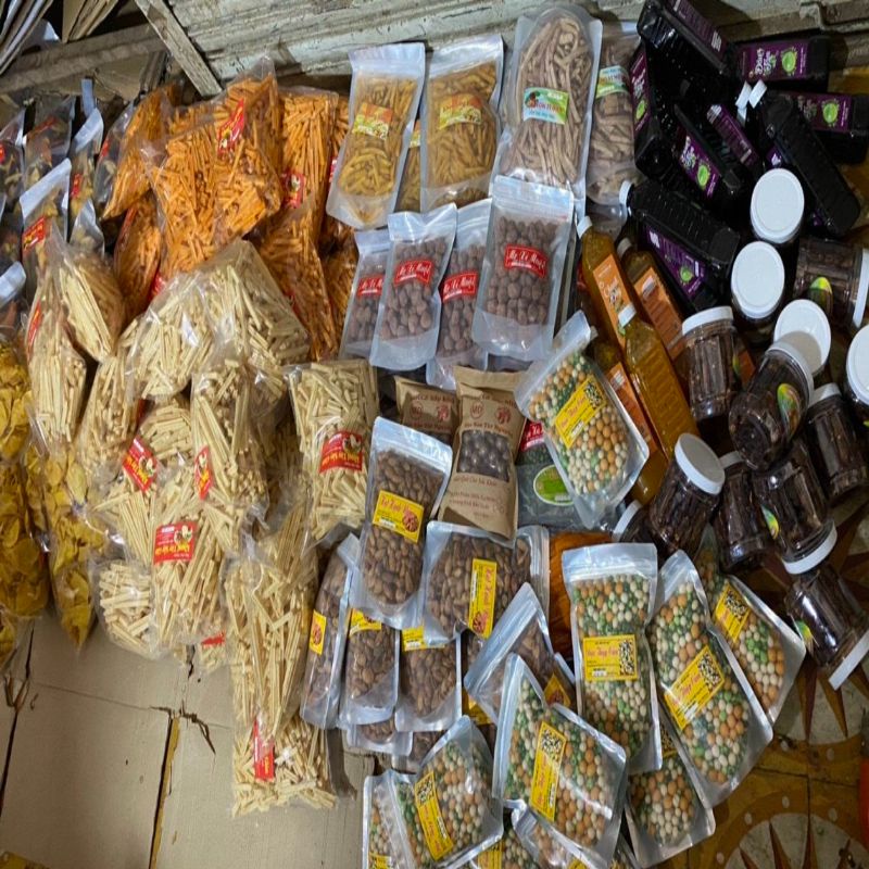 Khoai lang vàng sợi sấy giòn PNA Store hàng xuất khẩu 100g / 250g / 500g