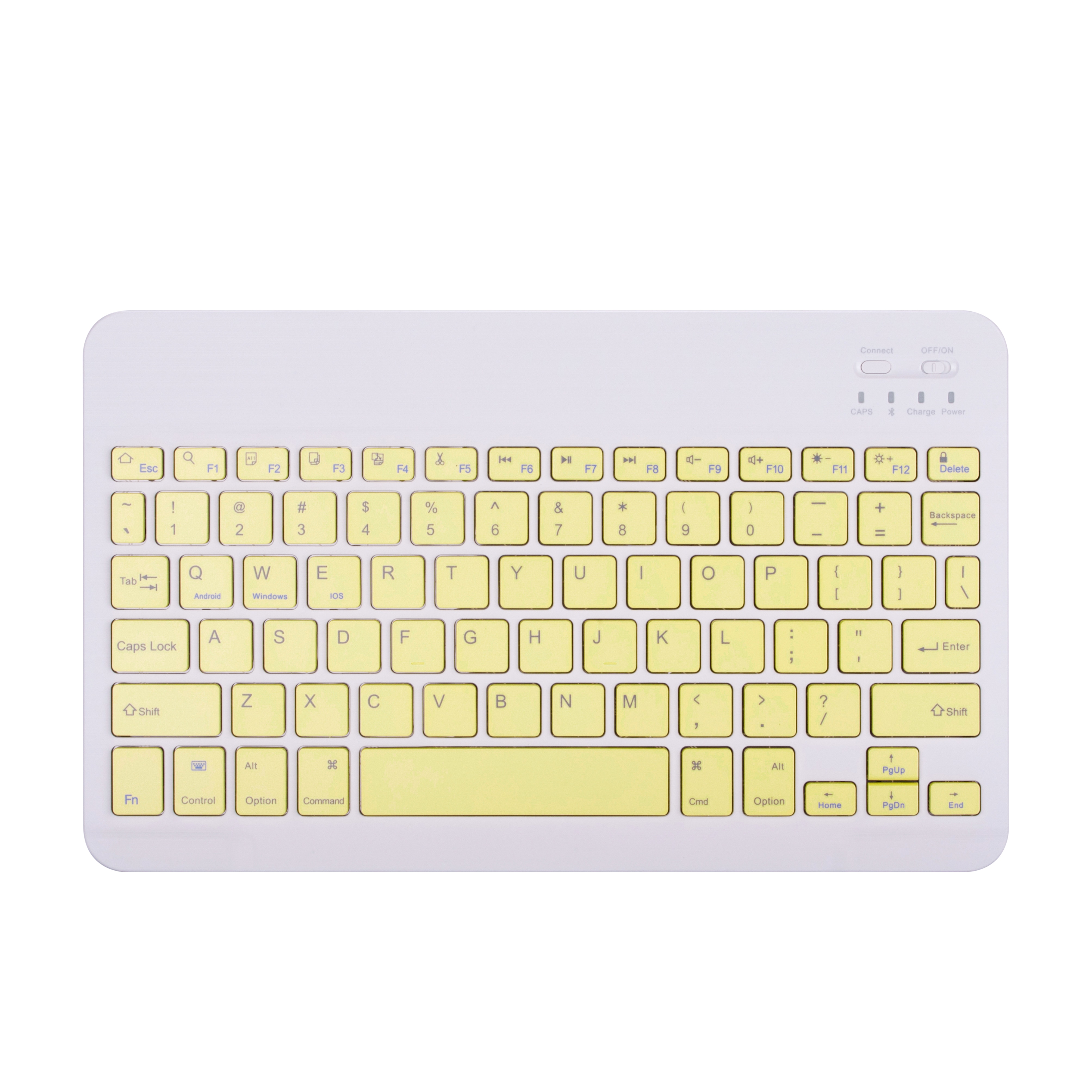 Mini Bluetooth Keyboard Charging Ipad Tablet Bluetooth Keyboard  Ultra-Thin Portable Bluetooth Keyboard Universal for 7-8'' 9.7-10.1''