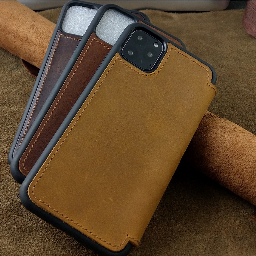 Bao da iphone 11 pro max handmade da bò sáp