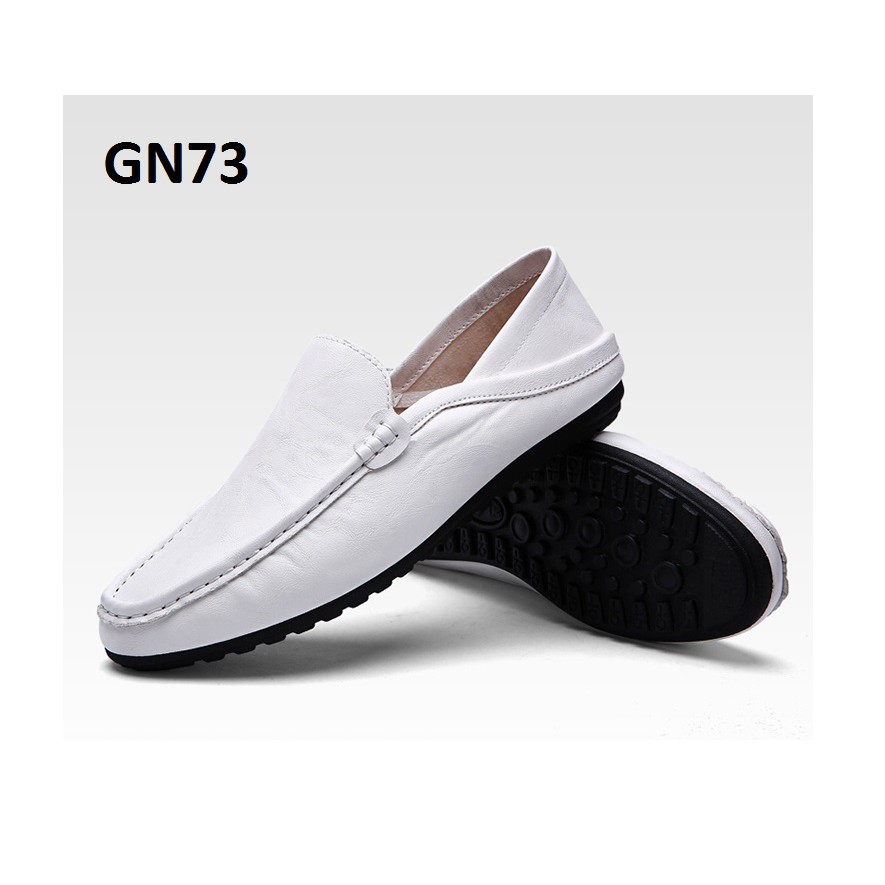 Giày lười nam trắng đẹp chuẩn