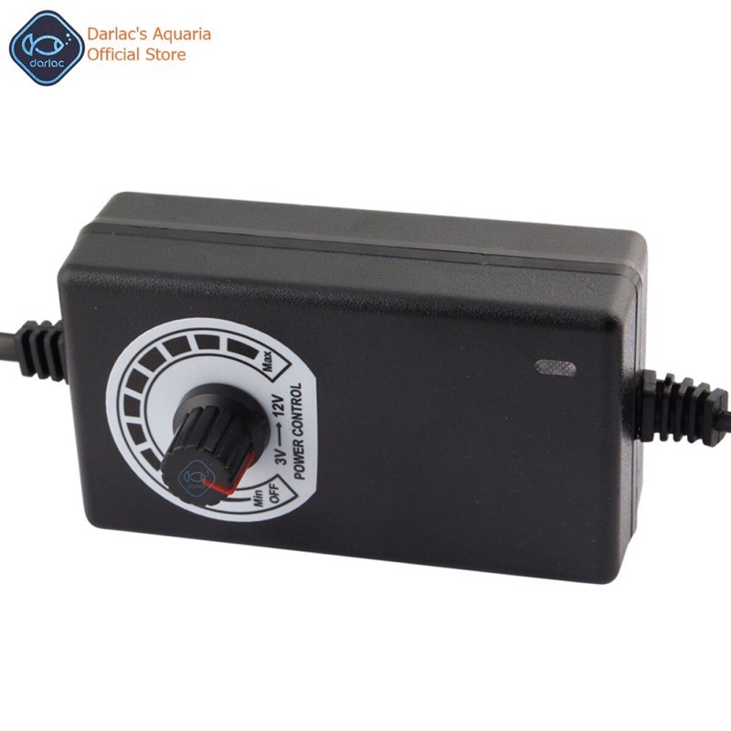 Nguồn 12V Điều Chỉnh Tốc Độ - Darlac's Aquaria DC 12V Adapter Dimmers