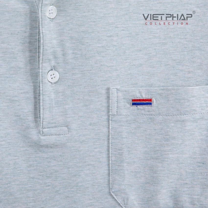 Áo Thun Polo Milan Nam Tay Ngắn Cao Cấp 30758 Việt Pháp. Vải Cotton Lạnh Thấm Hút Mồ Hôi, Siêu Mát - Hàng Chính Hãng