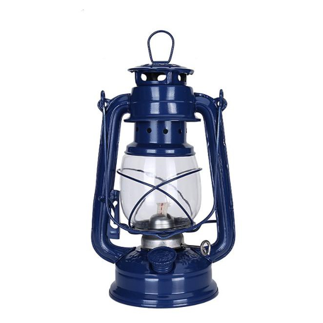 TẶNG 2 BẤC-Đèn bão đèn dầu chống bão nhiều màu cao 24.5cm thắp dầu