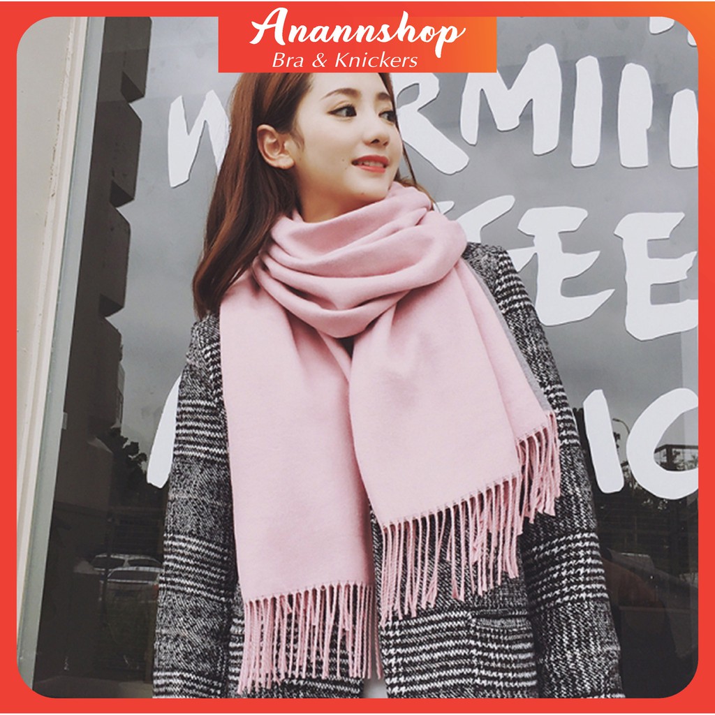 Khăng Choàng Cổ Dạ Len Quàng Nam Nữ Cao Cấp Nhiều Màu Cashmere