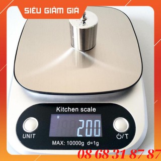 [ RẺ VÔ ĐỊCH ]  Cân Điện Tử Mini 10kg/1g Chính Xác Cao ( Màu Bạc ). .... Mới nhất ..... Mới Nhất