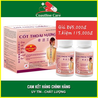 Cốt Thoái Vương Hộp 180 Viên (2 Lọ x 90 Viên) - TẶNG NGAY 1 HỘP 30 VIÊN - Coastlinecare Pharmacy