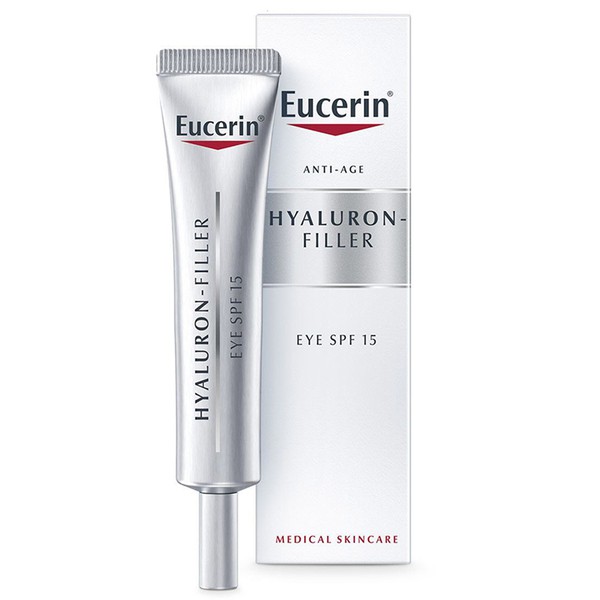 [TEM CTY] EUCERIN Hyaluron Filler Eye Cream SPF15 15mL - Kem Dưỡng Ngăn Ngừa Lão Hóa Vùng Mắt.