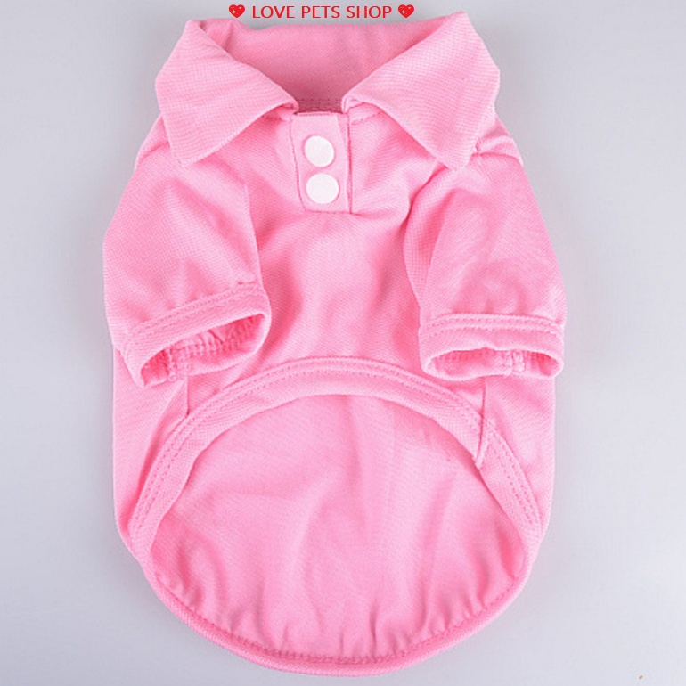ÁO CHO CHÓ MÈO KIỂU DÁNG POLO -  LOVE PETS SHOP