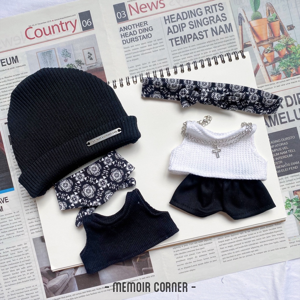 Outfit Doll 15cm 20cm - Bộ đồ Rock & Roll