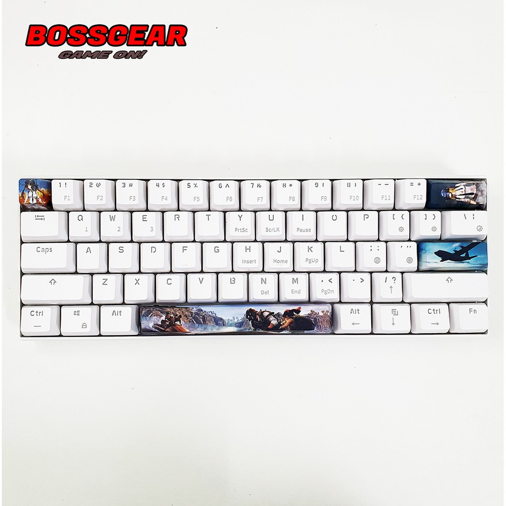 Bộ Keycap 4 Nút PBT in Dye-sub 5 mặt cực đẹp