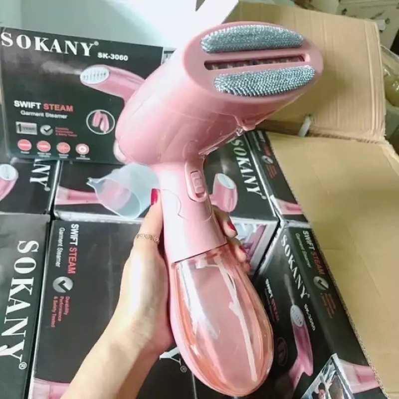 Máy là hơi nước cầm tay - BÀN LÀ QUẦN ÁO HỒNG