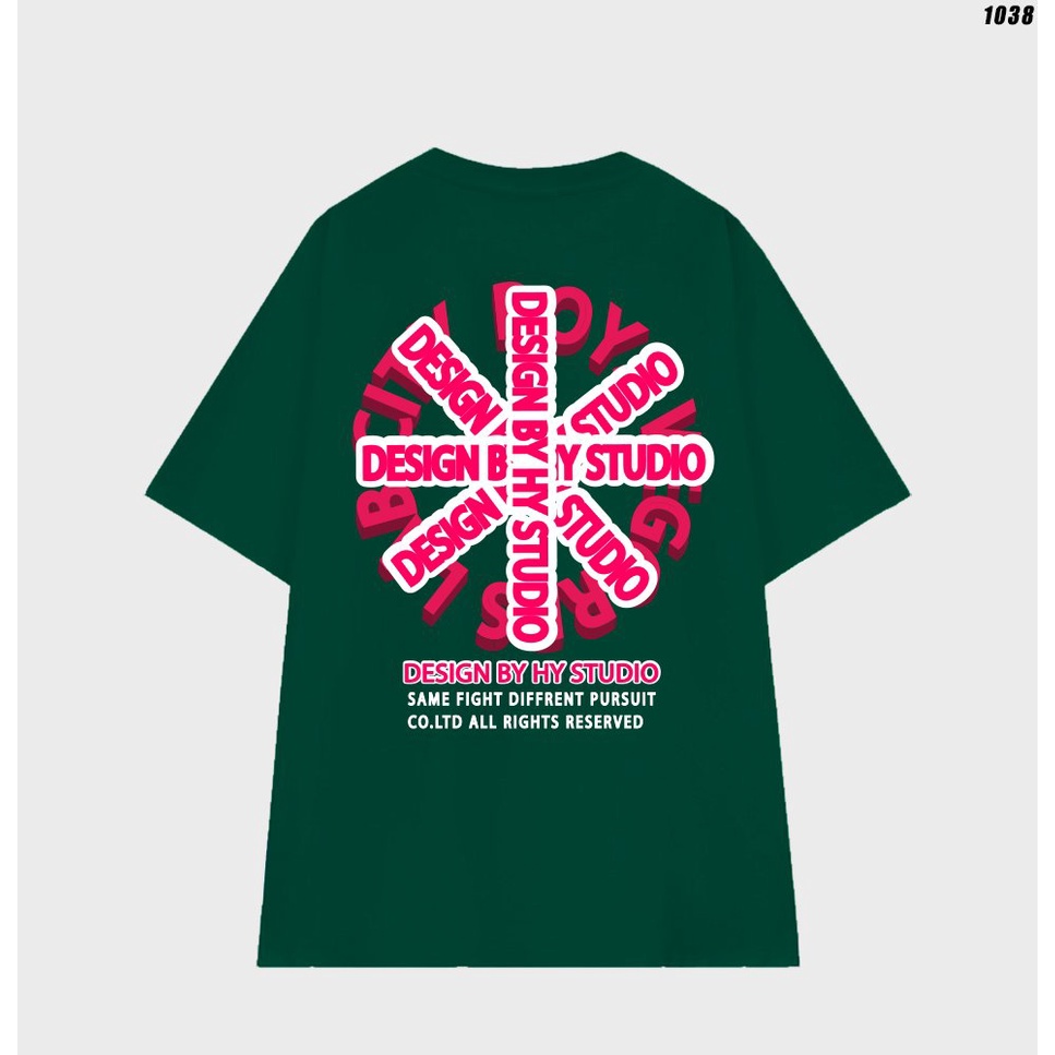 Áo thun tay lỡ unisex form rộng Dấu sao HY STUDIO 1038