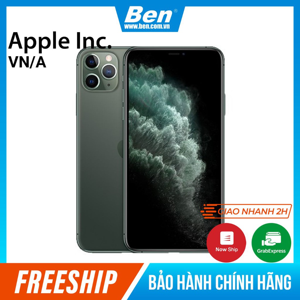 Điện thoại Apple iPhone 11 Pro Max 64GB - VN/A Hàng Chính Hãng Bảo Hành Apple tại Việt Nam- Ben Computer