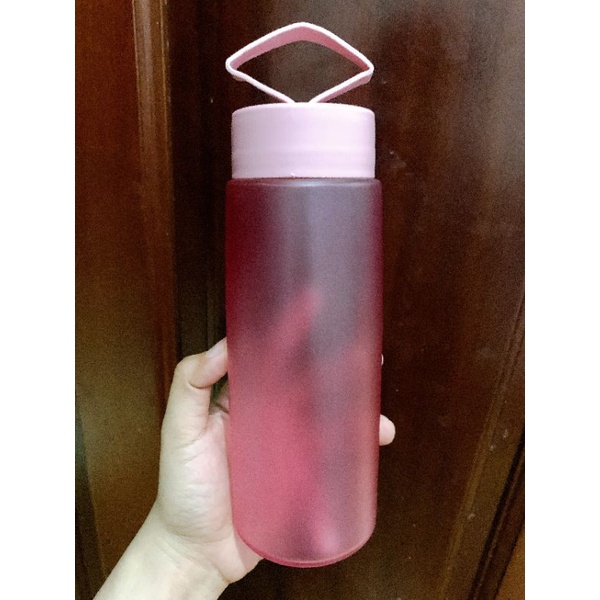 Bình nước thủy tinh giữ nhiệt bọc nhựa Cafe Phố 400ml