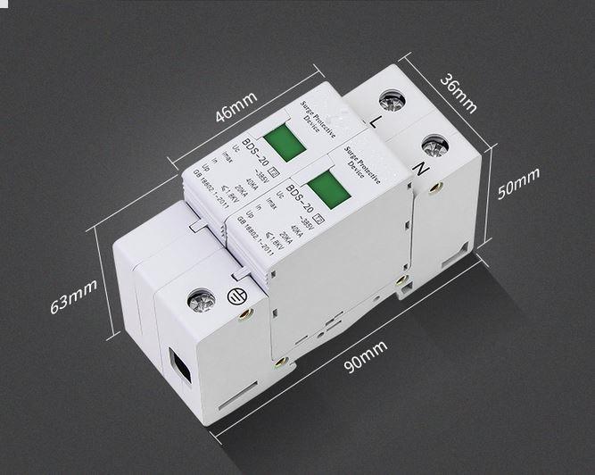 Thiết bị bảo vệ chống sét lan truyền DC 1000V 2P 40KA LS-Electric bảo vệ hệ thống điện 1 chiều