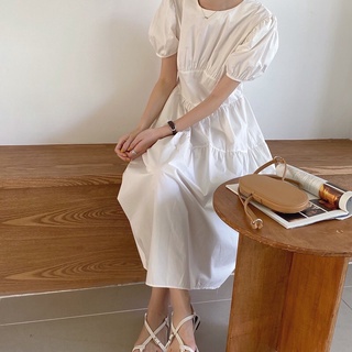 Váy xoè cột nơ