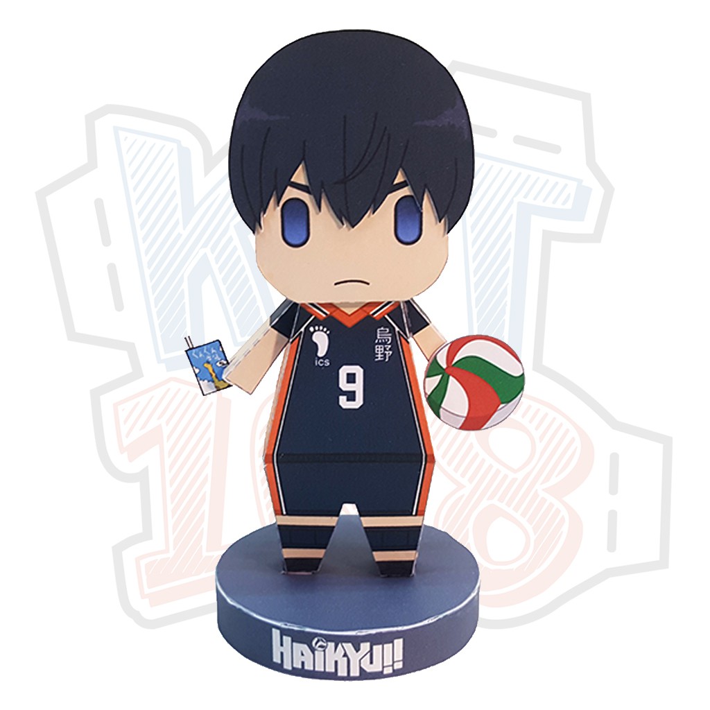 Mô hình giấy Anime Game Chibi Tobio Kageyama - Haikyuu!!