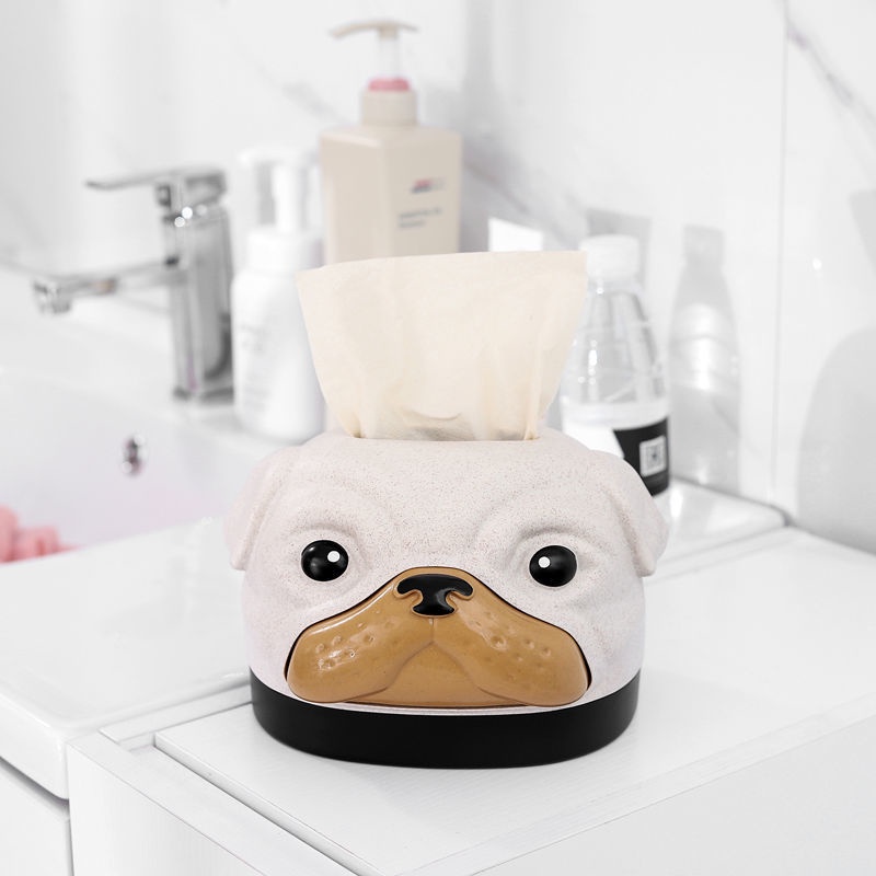 Hộp Đựng Khăn Giấy Cuộn Để Bàn Họa Tiết Hoạt Hình Sáng Tạo