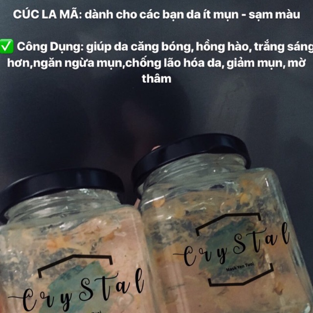 MASK YẾN TƯƠI CÚC LA MÃ