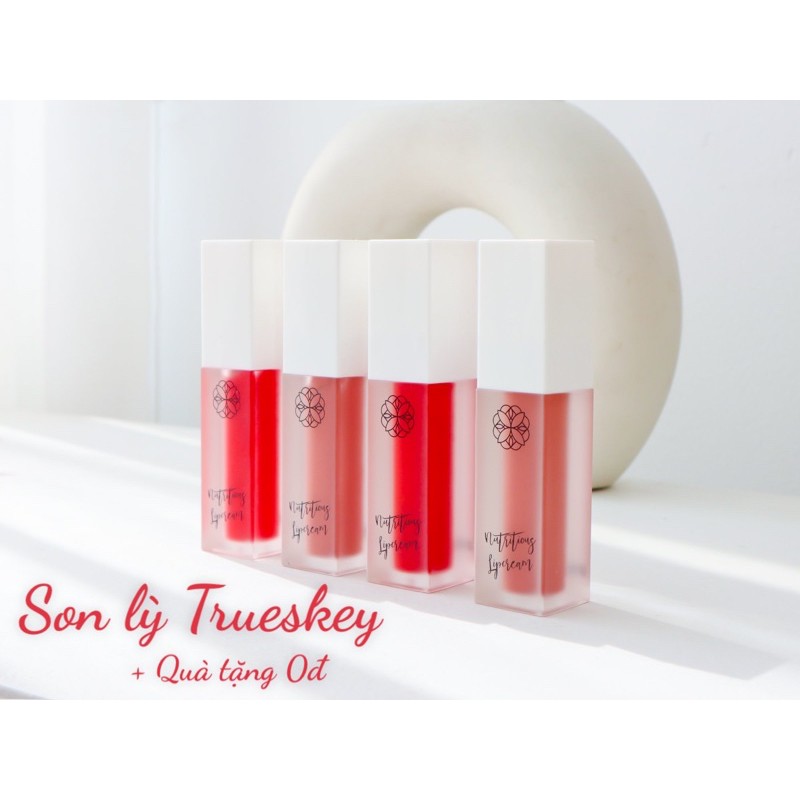 [Tặng Quà 0đ] Son kem lì lâu trôi Truesky siêu mịn, giữ màu suốt 16h - Nutritious Lipcream 4ml